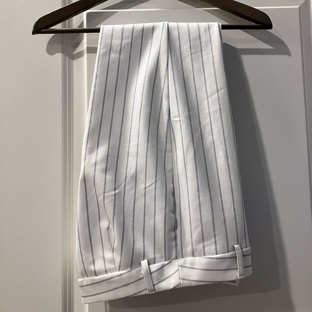 Express Columnist stripe ankle pants